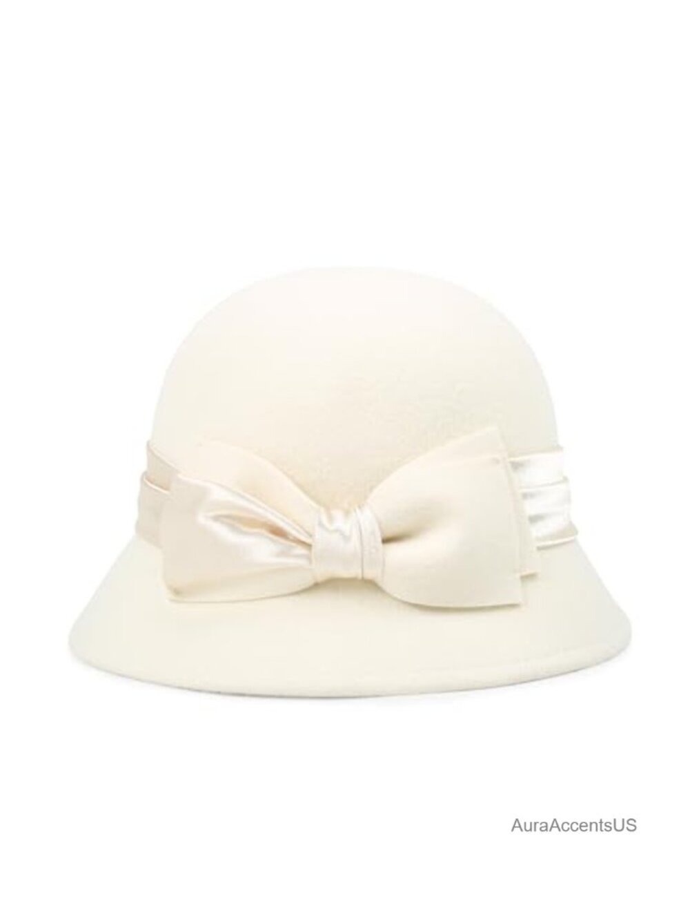100% Wool Cloche Bucket Hat Adjustable Winter Vintage Bowler